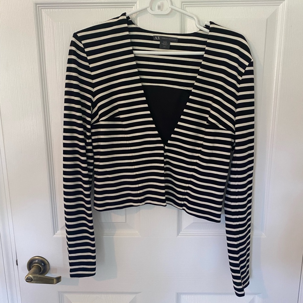 Armani exchange cropped jacket